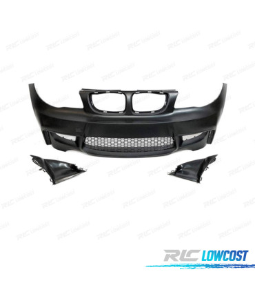 PARAURTI ANTERIORE BMW E81 E87 E82 04-12 LOOK EVO1