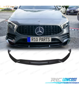 SPOILER LIP MERCEDES CLASSE A W177 18-22 LOOK BRABUS NERO LUCIDO