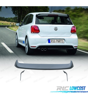 SPOILER ALETTONE TETTO VOLKSWAGEN VW POLO 6R 10-16 LOOK GTI