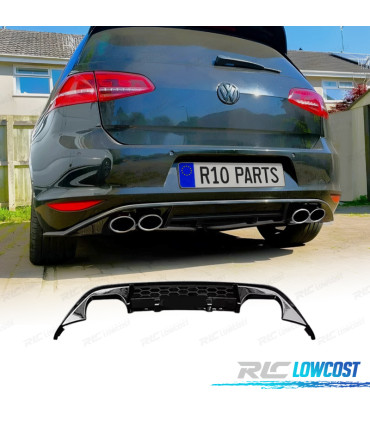 DIFFUSORE VOLKSWAGEN VW GOLF 7 12-17 LOOK R NERO LUCIDO