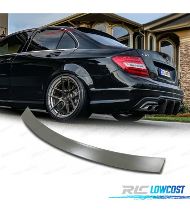 SPOILER POSTERIORE LUNOTTO MERCEDES CLASSE C W204 07-14 LOOK AMG