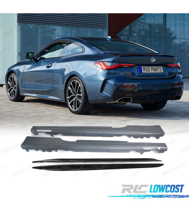 MINIGONNE LATERALI BMW G22 G23 20-24 LOOK M PERFORMANCE LUCE D'AMBIENTE