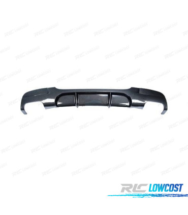 DIFFUSORE BMW E90 E91 LOOK M PERFORMANCE CARBONIO DOPPIA USCITA