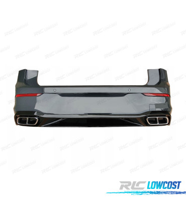 PARAURTI POSTERIORE VOLKSWAGEN VW GOLF 8 LOOK R LINE + TERMINALI DI SCARICO