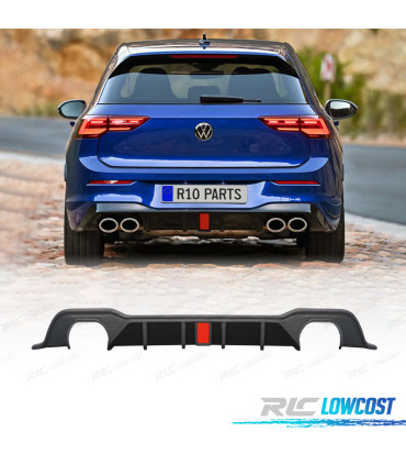 DIFFUSORE VOLKSWAGEN VW GOLF 8 + LUCE DI STOP OO---OO