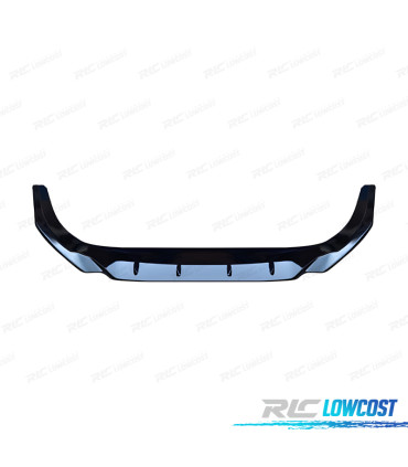 SPOILER LIP VOLKSWAGEN VW GOLF 7 7.5 12-20 LOOK CS NERO LUCIDO