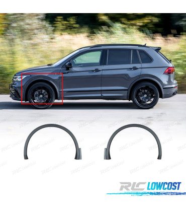 PARAFANGHINI PASSARUOTA ANTERIORI VOLKSWAGEN VW TIGUAN 20-24 LOOK R-LINE
