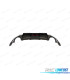 DIFFUSORE VOLKSWAGEN VW GOLF 7.5 17-20 + LUCE DI STOP LOOK TCR DOPPIA USCITA