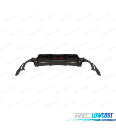 DIFFUSORE VOLKSWAGEN VW GOLF 7.5 17-20 + LUCE DI STOP LOOK TCR DOPPIA USCITA
