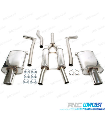 SILENZIATORE DI SCARICO AUDI A4 B6 QUATTRO 00-04