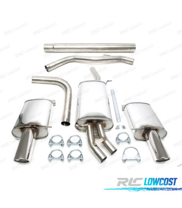 SILENZIATORE DI SCARICO AUDI A4 B7 04-07 SINGOLA