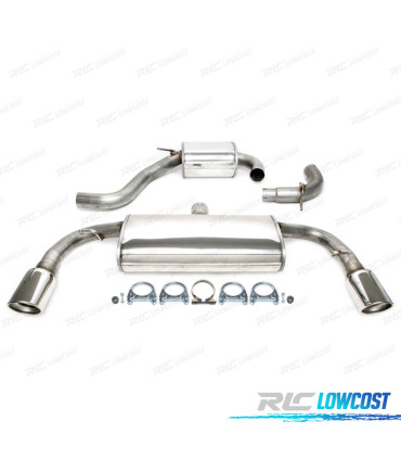 SILENZIATORE DI SCARICO VOLKSWAGEN VW GOLF MK6 08-12 SIMPLE