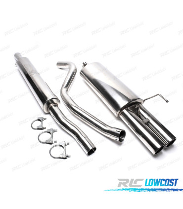 SILENZIATORE DI SCARICO AUDI 80 91-95 DOBLE