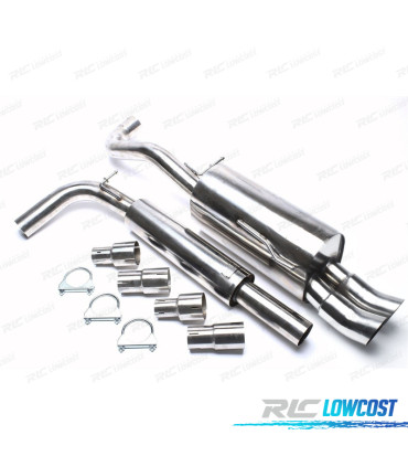 SILENZIATORE DI SCARICO VOLKSWAGEN VW LUPO 98-05 DOPPIA USCITA