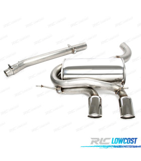 SILENZIATORE DI SCARICO VOLKSWAGEN VW GOLF MK6 08-12 ACCIAIO