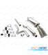 SILENZIATORE DI SCARICO VOLKSWAGEN VW SCIROCCO MK2 82-92 ACCIAIO 63.5MM