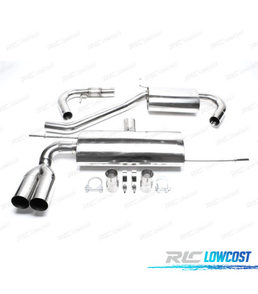 SILENZIATORE DI SCARICO AUDI A3 8P 03-12 DOPPIA