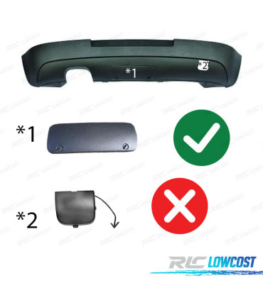 DIFFUSORE VOLKSWAGEN VW GOLF 5 LOOK GTI 03-08 GANCIO DI TRAINO