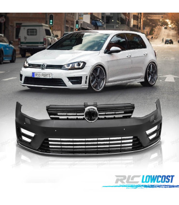 PARAURTI ANTERIORE VOLKSWAGEN VW GOLF 7 12-17 LOOK R PDC