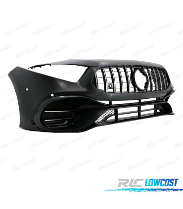 PARAURTI ANTERIORE MERCEDES CLASSE A W177 V177 18- LOOK AMG A45 CROMATO