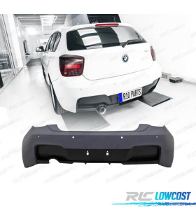 PARAURTI POSTERIORE BMW F20 F21 11-15 LOOK M PERFORMANCE PDC USCITA SINISTRA