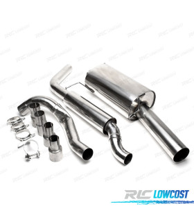SILENZIATORE DI SCARICO VOLKSWAGEN VW SCIROCCO MK2 82-92 ACCIAIO