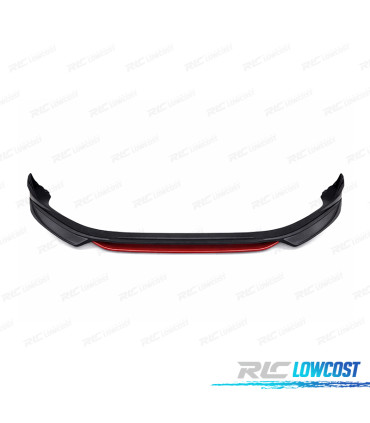 SPOILER LIP ANTERIORE VOLKSWAGEN VW GOLF 7.5 LOOK ABT NERO ROSSO