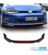 SPOILER LIP ANTERIORE VOLKSWAGEN VW GOLF 7.5 LOOK ABT NERO ROSSO