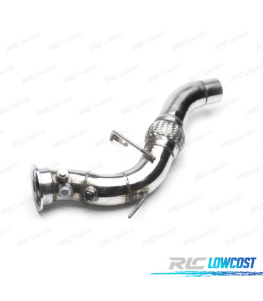 SOPPRESSORE DOWNPIPE BMW E90 E91 05-12 ACCIAIO