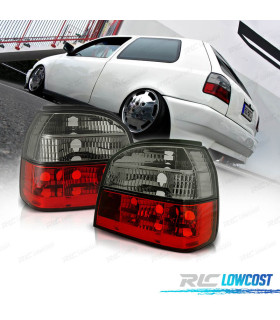 FANALI VOLKSWAGEN VW GOLF 3 91-97 ROSSO / FUMÉ