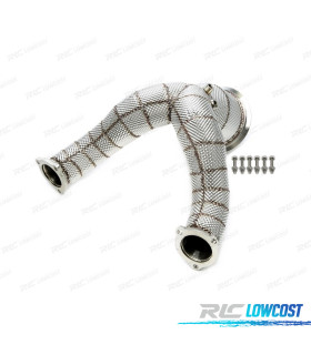 SOPPRESSORE DOWNPIPE AUDI A4 S4 8W B9 16-19 PROTEZIONE TERMICA