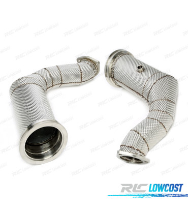 SOPPRESSORE DOWNPIPE AUDI SQ7 QUATTRO 4L 20- CON SCHERMO TERMICO