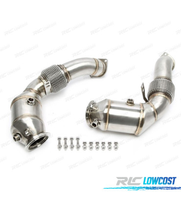 SOPPRESSORE DOWNPIPE BMW F10 F11 F07 10-13 CATALIZZATORE
