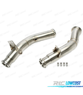 SOPPRESSORE DOWNPIPE MERCEDES CLASE C W205 14-18 ACCIAIO