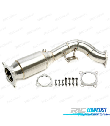 SOPPRESSORE DOWNPIPE PORSCHE MACAN 14-18 ACCIAIO 68/70MM