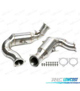 SOPPRESSORE DOWNPIPE PORSCHE MACAN 14-18 ACCIAIO 90MM