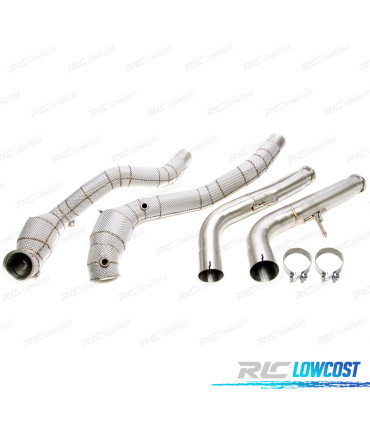 SOPPRESSORE DOWNPIPE MERCEDES W463A 18-22 CATALIZZATORE SCHERMO TERMICO