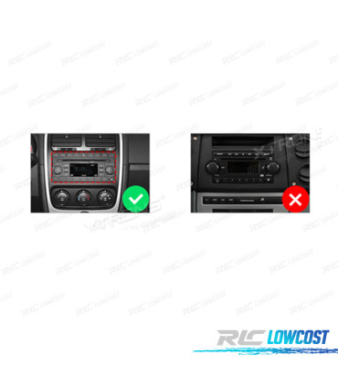 RADIO GPS ANDROID 12 PER DODGE JEEP CHRYSLER 07-11