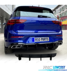 ESTENSIONE DIFFUSORE VOLKSWAGEN VW GOLF 8 R-LINE NERO