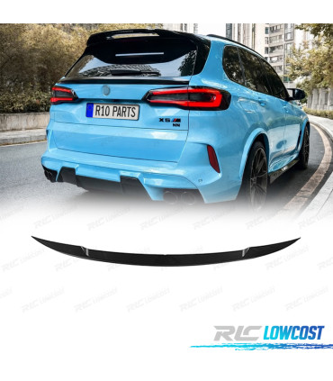 SPOILER ALETTONE BMW X5 G05 19-23 LOOK M NERO LUCIDO