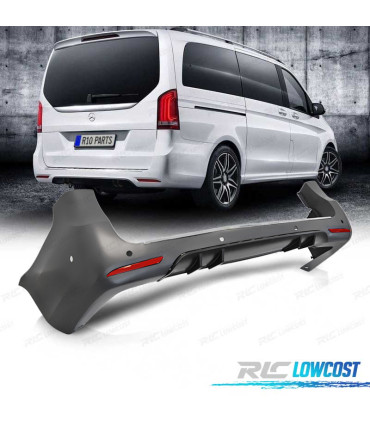 PARAURTI POSTERIORE MERCEDES VITO W447 14-19 LOOK AMG PDC