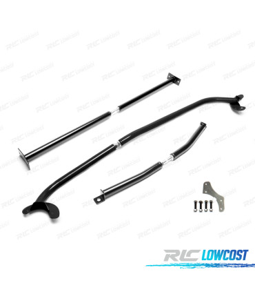 BARRE STABILIZZATRICI REGOLABILI SEAT LEON 1M 99-04 NERO