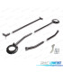 BARRE STABILIZZATRICI REGOLABILI VOLKSWAGEN VW GOLF MK2 83-91 NERO