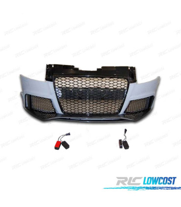 KIT PARAURTI ANTERIORE PER AUDI TT 8J 06-14 LOOK RS CARBONIO