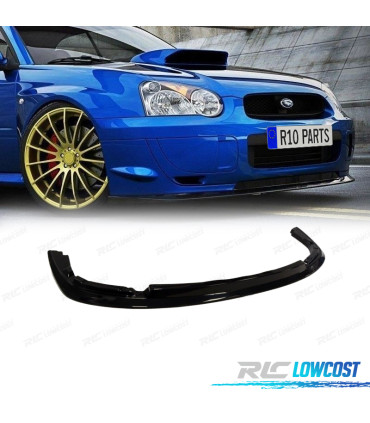 SPOILER LIP SUBARU IMPREZA 04- GDB STI IN NERO LUCIDO