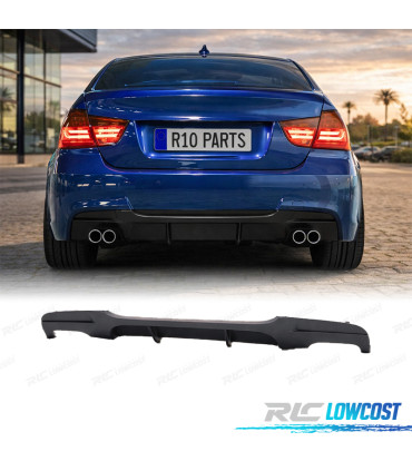 DIFFUSORE BMW E90 E91 LOOK M3 NERO OPACO