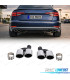 TERMINALI SCARICO AUDI A4 16-19 LOOK S4 CROMO