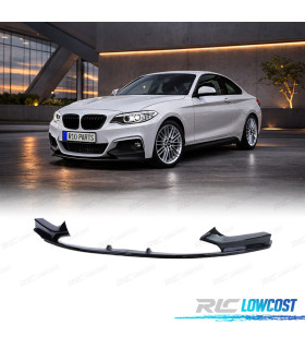 SPOILER LIP BMW F22 F23 LOOK M PERFORMANCE NERO LUCIDO ABS