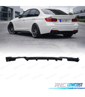 DIFFUSORE BMW F30 F31 LOOK M PERFORMANCE NERO LUCIDO ABS