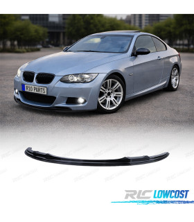 SPOILER LABBRO ANTERIORE BMW E92 E93 06-10 LOOK M NERO LUCIDO